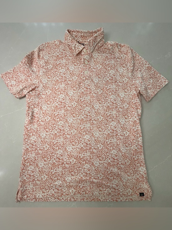 Faherty Other - Faherty Short-Sleeve Movement Pique Polo Hilo Rose Floral Print, Large